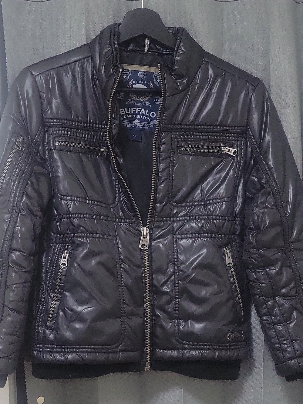 Buffalo David Bitton Black Quilted Puffer Jacket